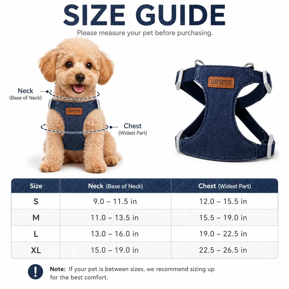Denim Dog Leash wholesale product image 3