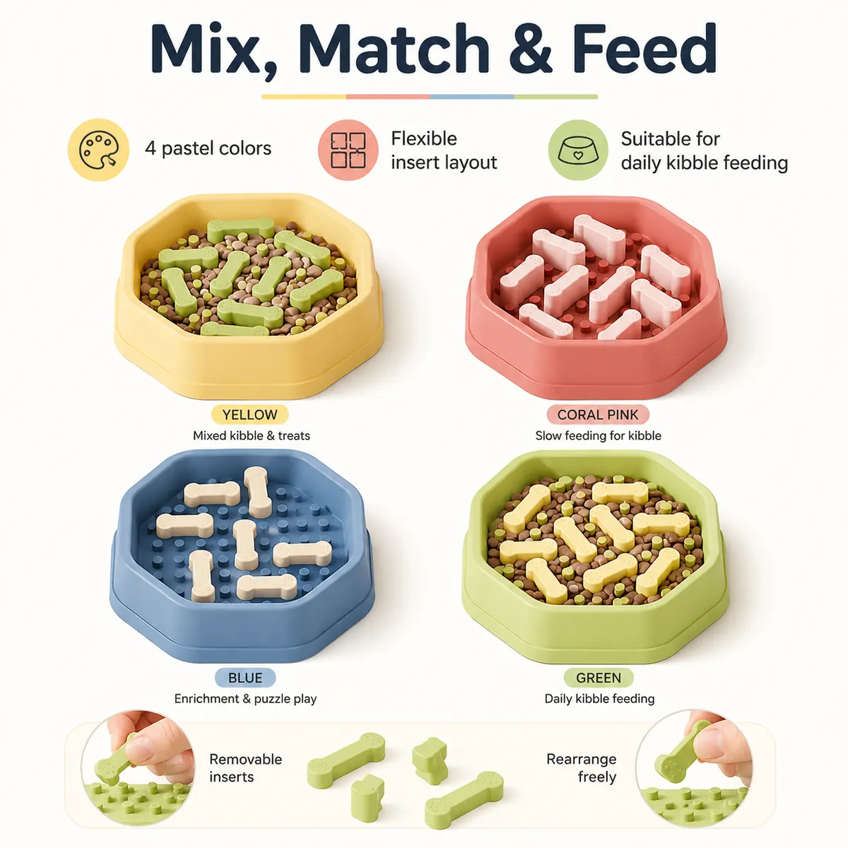 Adjustable Slow Feeder Bowl wholesale product image 6