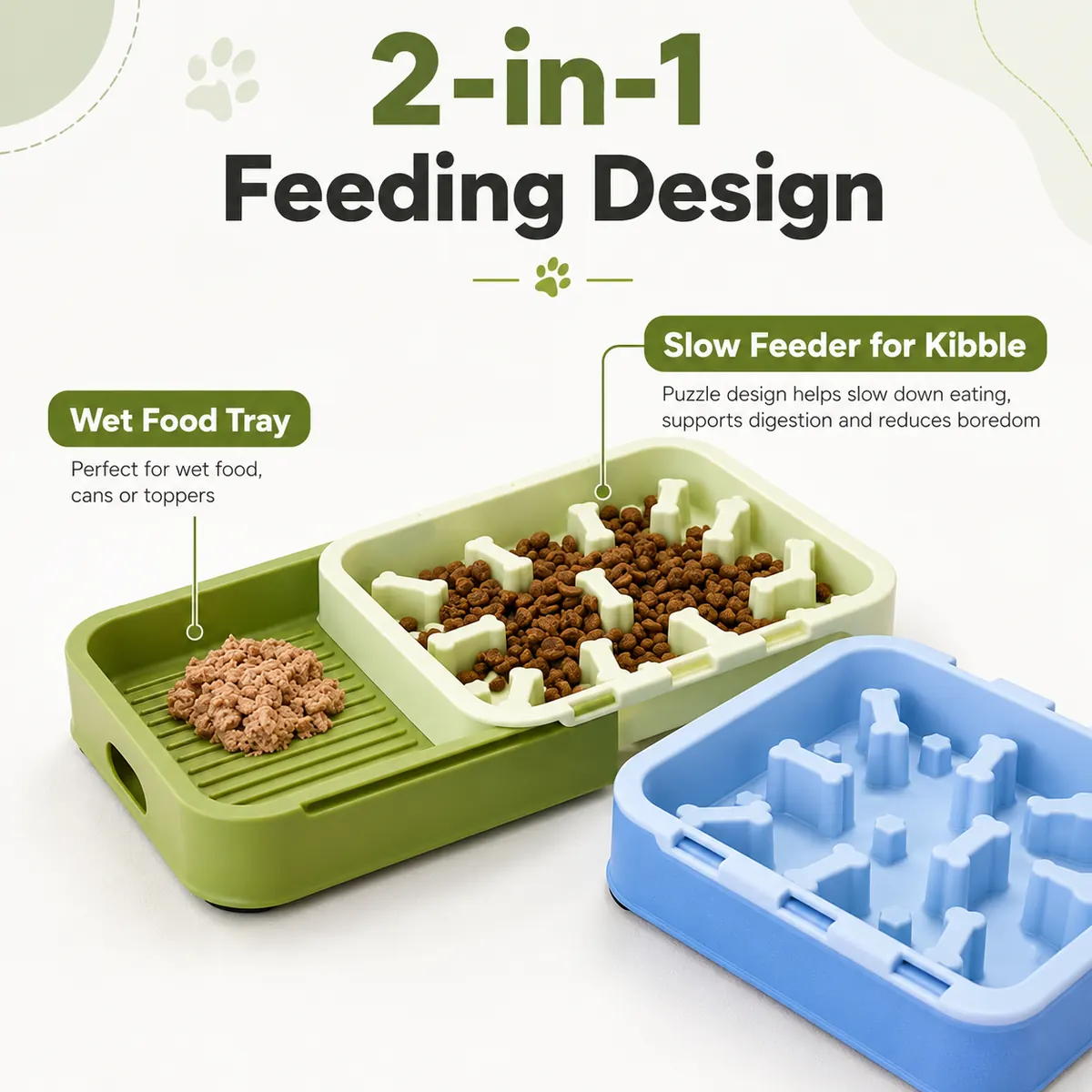 Divided Slow Feeder Bowl wholesale product image 3