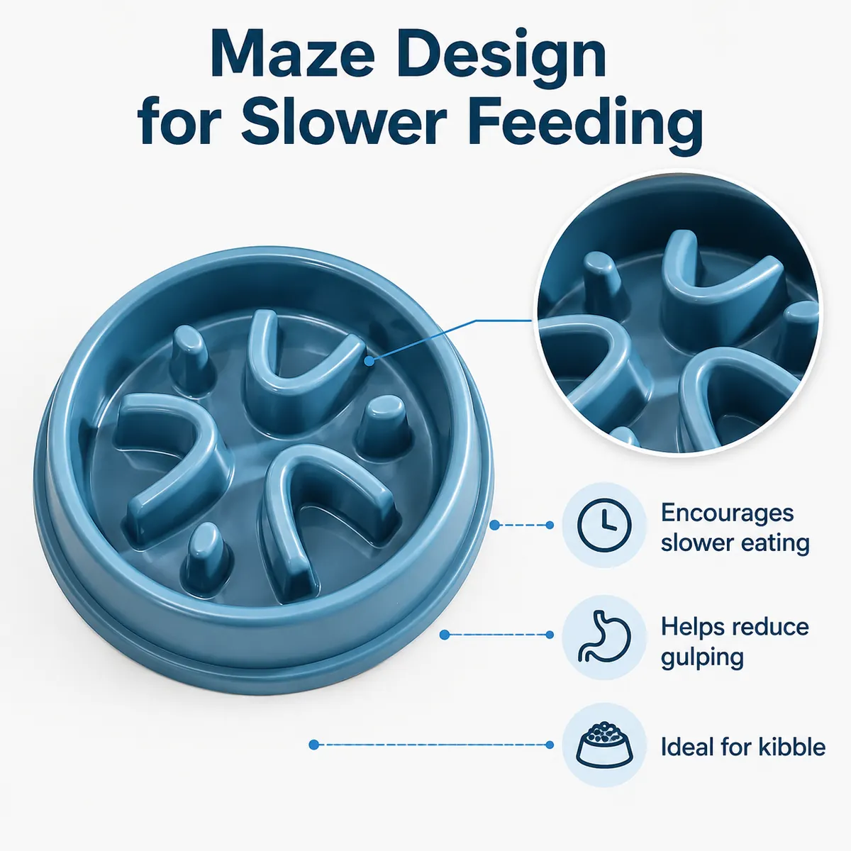 Dog Slow Feeder Bowl wholesale product image 3