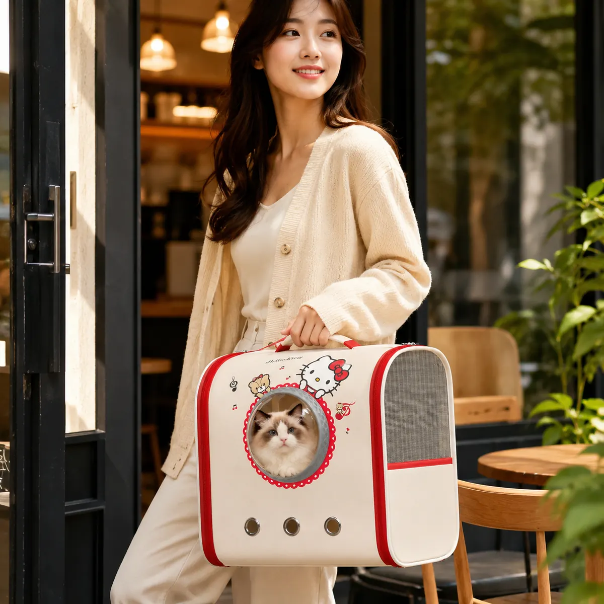 Portable Space Capsule Pet Backpack wholesale product image 3