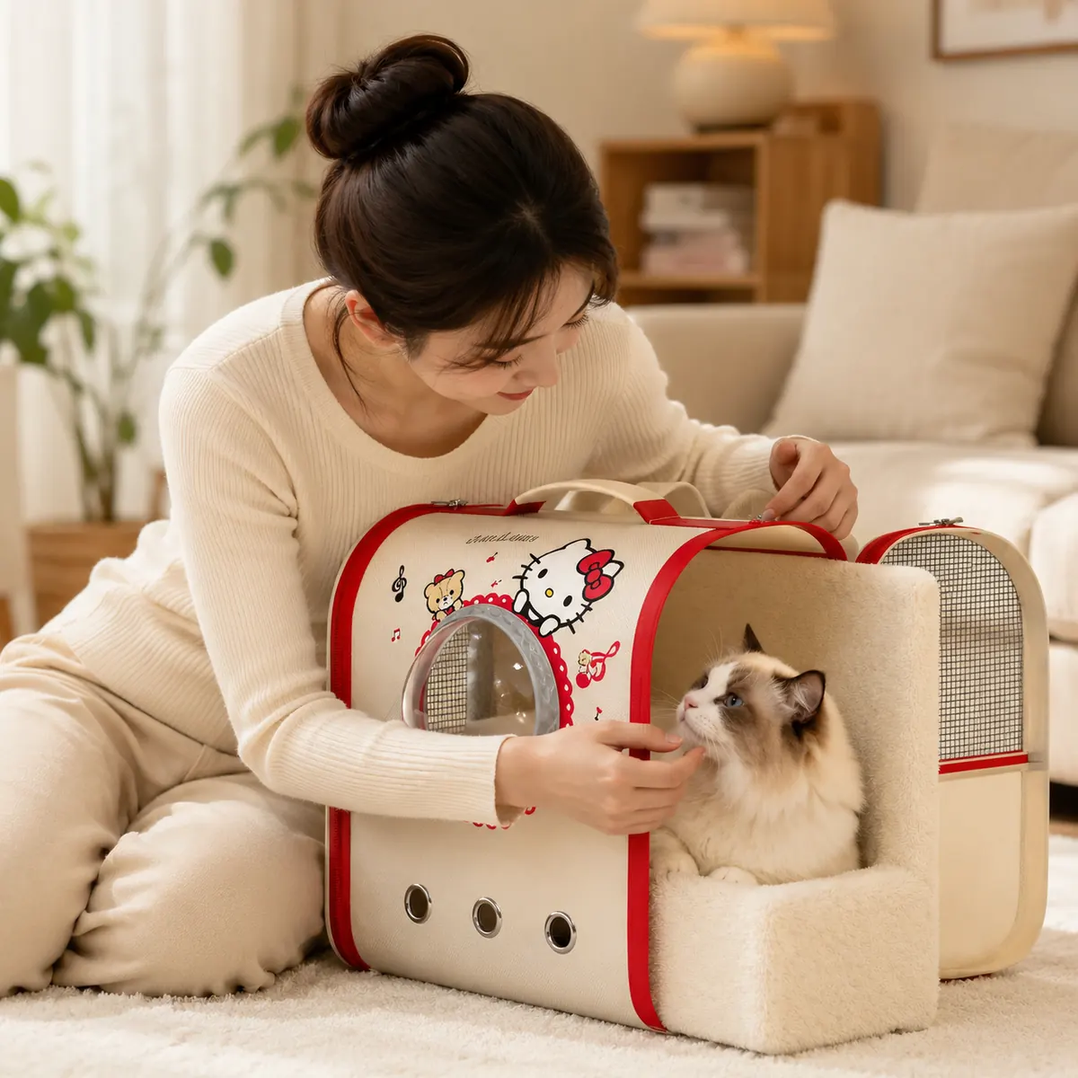 Portable Space Capsule Pet Backpack wholesale product image 4
