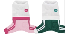 Tennis-Style Four-Leg Sports Dog Shirt wholesale OEM pet clothing SKU 06A3483