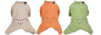 Bear Four-Leg Dog Base Layer wholesale dog clothing SKU 02B114360