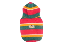 Striped Hooded Dog Sweatshirt wholesale dog clothing SKU 05B7221