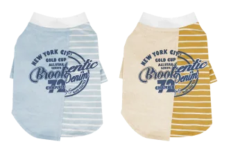 Diagonal Striped Dog T-Shirt wholesale pet apparel SKU 05A1103