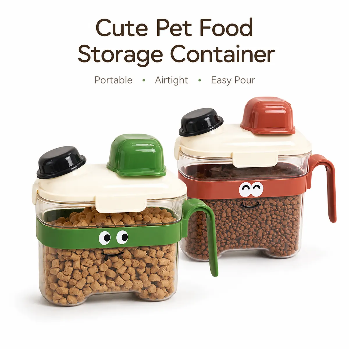 cartoon pet food storage container wholesale